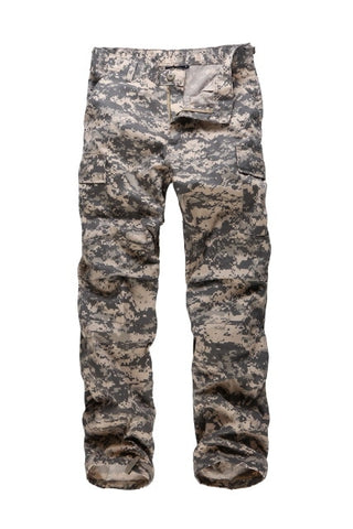 Mens Military Army Combat BDU Pants Work Casual Camouflage Fashion Cargo Pants