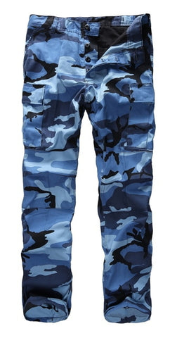 Mens Military Army Combat BDU Pants Work Casual Camouflage Fashion Cargo Pants