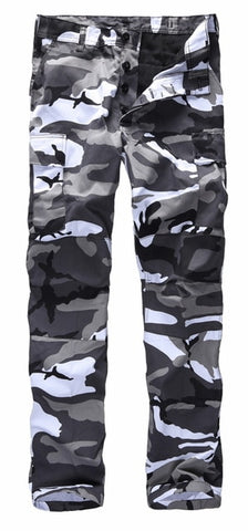 Mens Military Army Combat BDU Pants Work Casual Camouflage Fashion Cargo Pants