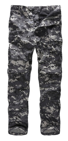 Mens Military Army Combat BDU Pants Work Casual Camouflage Fashion Cargo Pants