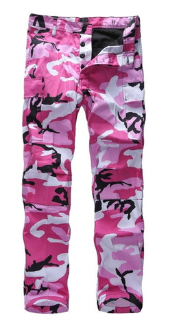 Mens Military Army Combat BDU Pants Work Casual Camouflage Fashion Cargo Pants