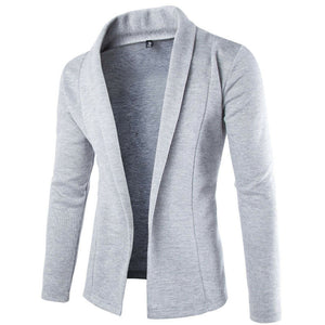 Mens Korean slim fit fashion cotton blazer Suit Jacket black Gray plus size M to 2XL Male blazers Mens coat Wedding