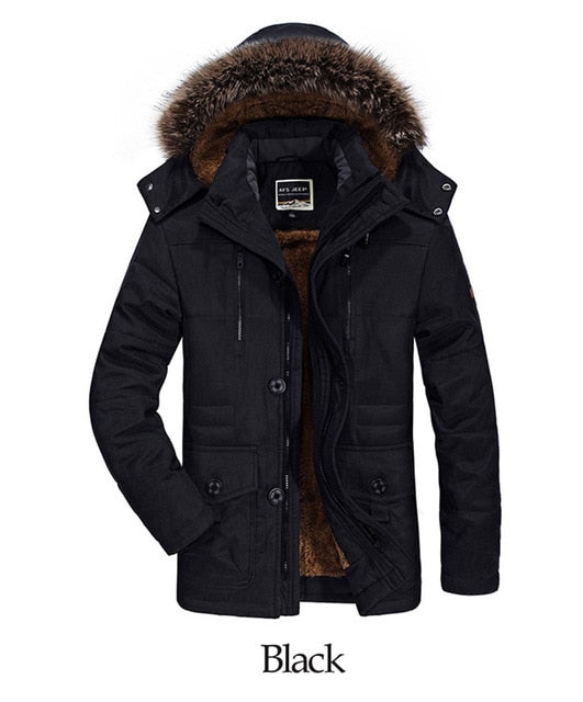 PEILOW plus size 5XL 6XL Winter Jacket Men thick Windproof Hood parka mens jackets and coats Windbreaker Coat Jaqueta masculina
