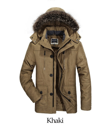 PEILOW plus size 5XL 6XL Winter Jacket Men thick Windproof Hood parka mens jackets and coats Windbreaker Coat Jaqueta masculina