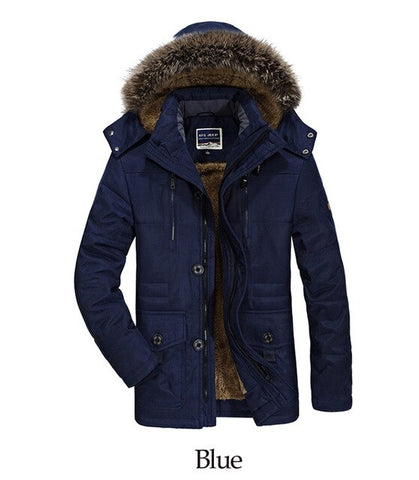 PEILOW plus size 5XL 6XL Winter Jacket Men thick Windproof Hood parka mens jackets and coats Windbreaker Coat Jaqueta masculina