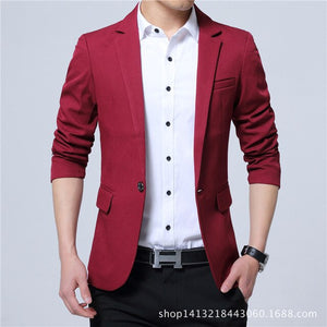 2019 Autumn New Men Blazer Fashion Slim casual blazer for Men Brand Mens suit Designer jacket outerwear men 3 colors