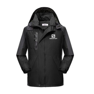 Outdoor Daiwa Fishing Clothing For Men Women Autumn Waterproof Salomon Fishing Jackets Patchwork Hooded Mountaineering Suits