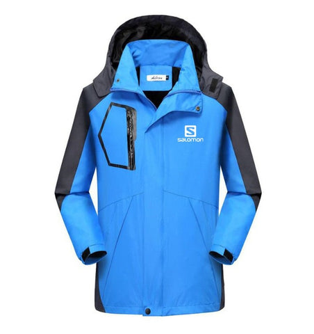 Outdoor Daiwa Fishing Clothing For Men Women Autumn Waterproof Salomon Fishing Jackets Patchwork Hooded Mountaineering Suits