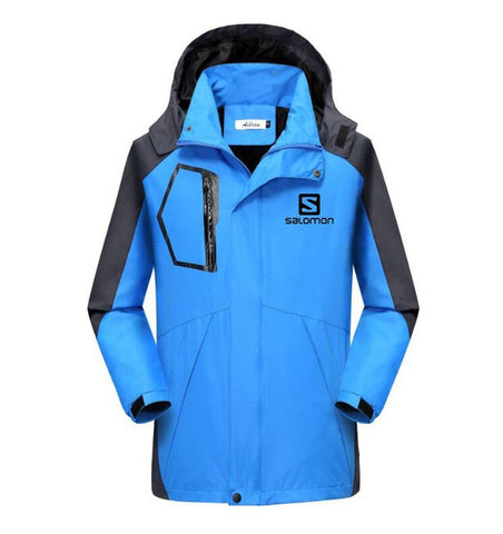 Outdoor Daiwa Fishing Clothing For Men Women Autumn Waterproof Salomon Fishing Jackets Patchwork Hooded Mountaineering Suits