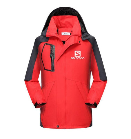 Outdoor Daiwa Fishing Clothing For Men Women Autumn Waterproof Salomon Fishing Jackets Patchwork Hooded Mountaineering Suits