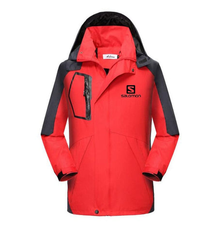Outdoor Daiwa Fishing Clothing For Men Women Autumn Waterproof Salomon Fishing Jackets Patchwork Hooded Mountaineering Suits