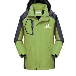 Outdoor Daiwa Fishing Clothing For Men Women Autumn Waterproof Salomon Fishing Jackets Patchwork Hooded Mountaineering Suits
