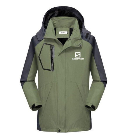 Outdoor Daiwa Fishing Clothing For Men Women Autumn Waterproof Salomon Fishing Jackets Patchwork Hooded Mountaineering Suits