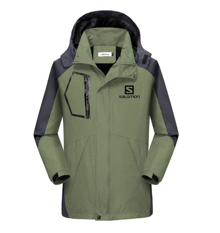 Outdoor Daiwa Fishing Clothing For Men Women Autumn Waterproof Salomon Fishing Jackets Patchwork Hooded Mountaineering Suits