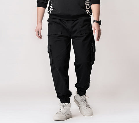 Plus  7XL 6XL Hip Hip Streetwear Men's Camouflage Joggers Pants 2019 Men Cargo Pant Trousers Elastic Waist Harem Pant Men