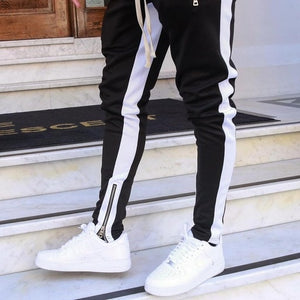 Mens Joggers Casual Pants Fitness Men Sportswear Tracksuit Bottoms Skinny Sweatpants Trousers Black Gyms Jogger Track Pants