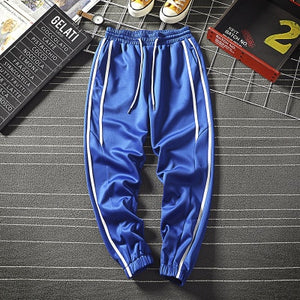Loldeal Hip Hop Pants Men Sportwear Loose Streetwear Mens Casual Pant Boys Side Stripe Design Men's Joggers Trousers 3XL-M