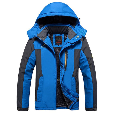 Winter Jacket Men Thick Fleece Warm Coats Thermal Windproof Hooded Jackets Mens Outwear Parkas Homme Overcoat Plus Size 8XL 9XL