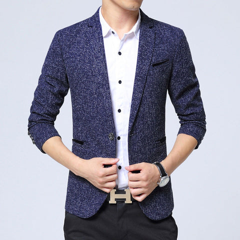 New fashion Autumn plaid men suit high quality mens suit jacket Business casual Suit Slim Fit terno masculino Blazer