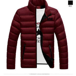 Winter Coat Men Jacket Warm Cotton Jacket Coats Stand Collars Zippers Men Clothes HH Mens Winter Jacket