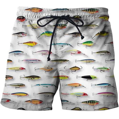 Funny Fish 3 d printing Mens Swim Shorts Bermuda Surf Wear Board Shorts 2019 Summer Swimsuit Boardshorts Trunks Short size s-6xl