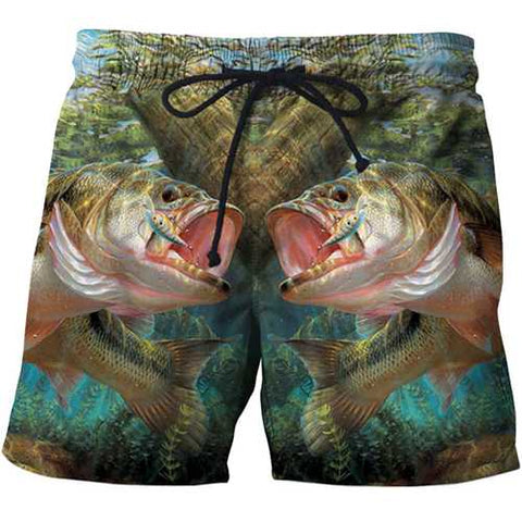 Funny Fish 3 d printing Mens Swim Shorts Bermuda Surf Wear Board Shorts 2019 Summer Swimsuit Boardshorts Trunks Short size s-6xl