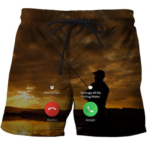 Funny Fish 3 d printing Mens Swim Shorts Bermuda Surf Wear Board Shorts 2019 Summer Swimsuit Boardshorts Trunks Short size s-6xl