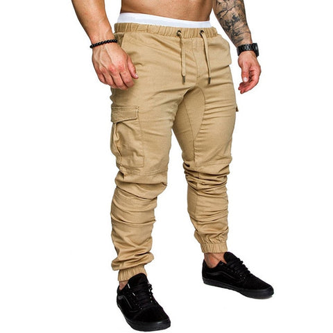 2019 Clothing Man Clothing The New Leisure Men's Beam Foot Rope Male Wide Pants Pocket Elastic Movement