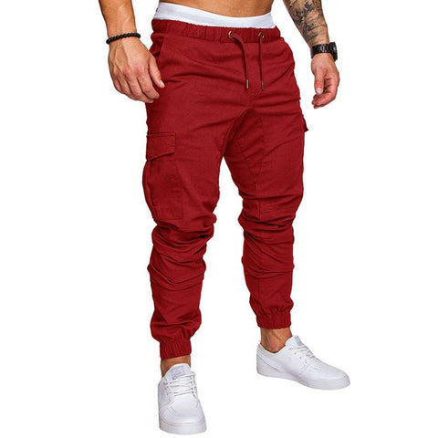 2019 Clothing Man Clothing The New Leisure Men's Beam Foot Rope Male Wide Pants Pocket Elastic Movement