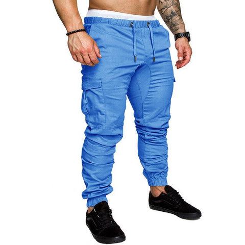 2019 Clothing Man Clothing The New Leisure Men's Beam Foot Rope Male Wide Pants Pocket Elastic Movement