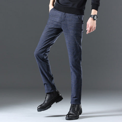 New Autumn And Winter Three-color Men's British Trousers Korean Version Of The Small Trousers Men's Straight Casual Pants 28-38