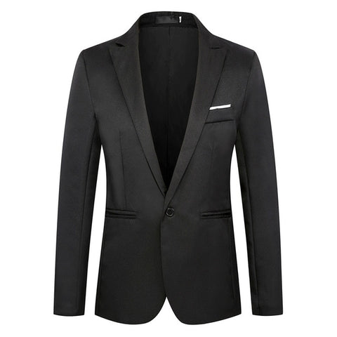 8 Colors NEGIZBER 2019 New Autumn Men's Blazer Solid Slim Fit Single Breasted Blazers Men Suits Smart Casual Male Formal Blazers