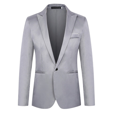 8 Colors NEGIZBER 2019 New Autumn Men's Blazer Solid Slim Fit Single Breasted Blazers Men Suits Smart Casual Male Formal Blazers