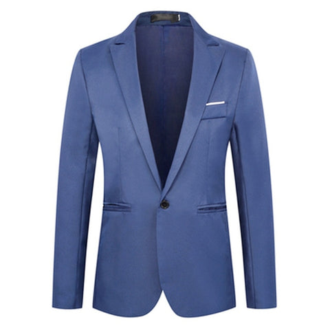 8 Colors NEGIZBER 2019 New Autumn Men's Blazer Solid Slim Fit Single Breasted Blazers Men Suits Smart Casual Male Formal Blazers