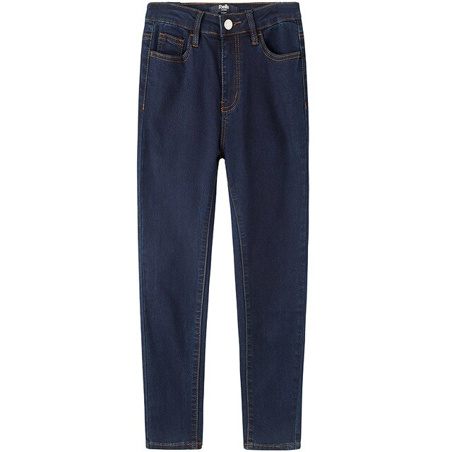 Jeans Suit-dress 2019 Autumn High Waist Easy Thin Directly Cuffless Trousers You Close Joker Pencil Pants