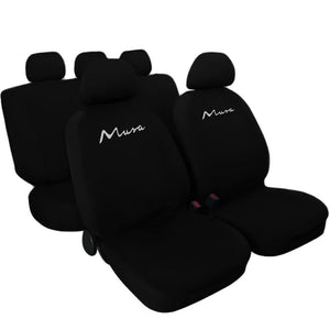 COPRISEDILI AUTO LANCIA MUSA FODERE JEANS NERO FODERE SPECIFICHE