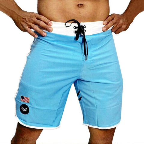 2019 Gyms Brand Beach Swimming Shorts Waterproof Mens Swim Trunks Summer Running Pants Tether Waist