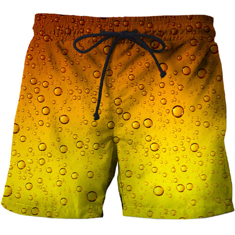 2019 New Shorts Men Summer Hot Sale Beach Shorts Homme Casual Style Loose Elastic Fashion Brand Clothing Beer 3D Short Pants