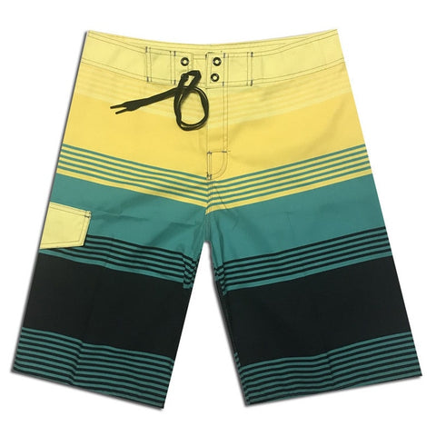 Patchwork Board Shorts Beach Summer Men Workout Breathable Quick Dry Bermuda Surfing Trunks Swim Beachwear Surf Wear Short Pants