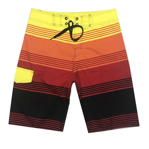 Patchwork Board Shorts Beach Summer Men Workout Breathable Quick Dry Bermuda Surfing Trunks Swim Beachwear Surf Wear Short Pants