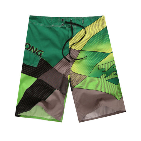 Patchwork Board Shorts Beach Summer Men Workout Breathable Quick Dry Bermuda Surfing Trunks Swim Beachwear Surf Wear Short Pants