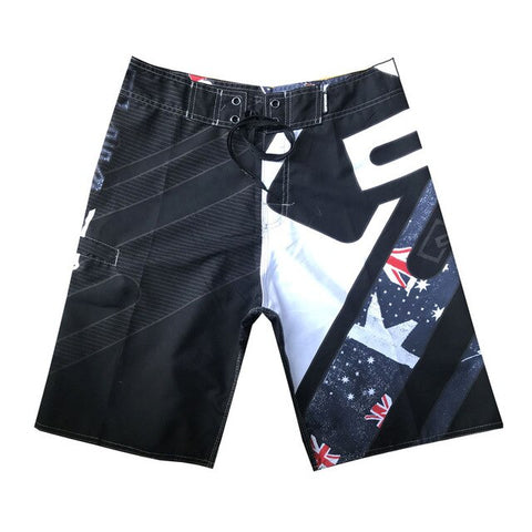 Patchwork Board Shorts Beach Summer Men Workout Breathable Quick Dry Bermuda Surfing Trunks Swim Beachwear Surf Wear Short Pants