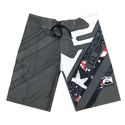Patchwork Board Shorts Beach Summer Men Workout Breathable Quick Dry Bermuda Surfing Trunks Swim Beachwear Surf Wear Short Pants