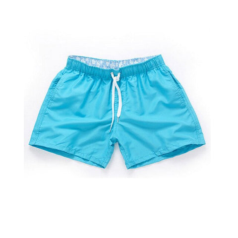 Beach shorts Fashion Printed Waist Shorts Board Shorts Men Casual Solid Mid Man Straight Drawstring Shorts S-XXL Hot Sale