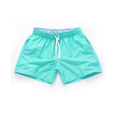 Beach shorts Fashion Printed Waist Shorts Board Shorts Men Casual Solid Mid Man Straight Drawstring Shorts S-XXL Hot Sale