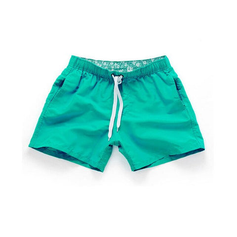 Beach shorts Fashion Printed Waist Shorts Board Shorts Men Casual Solid Mid Man Straight Drawstring Shorts S-XXL Hot Sale