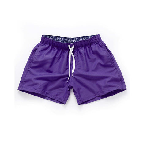 Beach shorts Fashion Printed Waist Shorts Board Shorts Men Casual Solid Mid Man Straight Drawstring Shorts S-XXL Hot Sale
