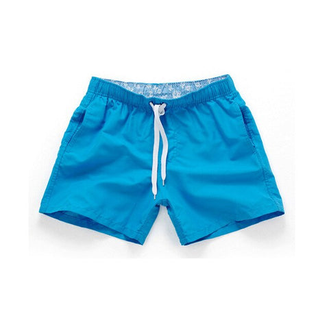 Beach shorts Fashion Printed Waist Shorts Board Shorts Men Casual Solid Mid Man Straight Drawstring Shorts S-XXL Hot Sale
