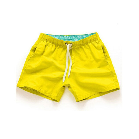 Beach shorts Fashion Printed Waist Shorts Board Shorts Men Casual Solid Mid Man Straight Drawstring Shorts S-XXL Hot Sale