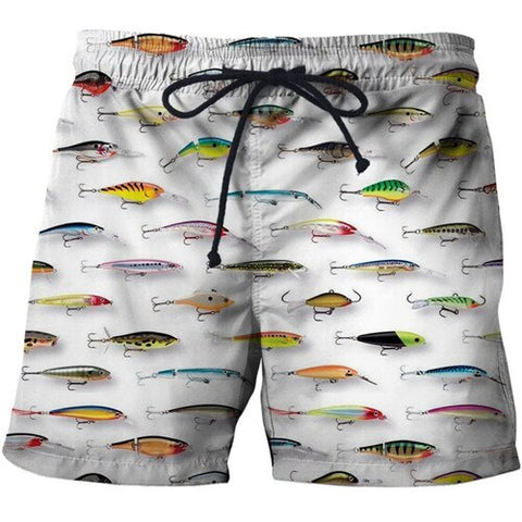 Fashion Fish Beach Shorts 2019 3D Print Brand Clothing Men Korte Broek Harajuku Hip Hop Style Boardshorts Trouser Dropship S-6XL